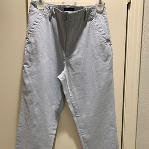 NWOT pale gray Chino pants Banana Republic